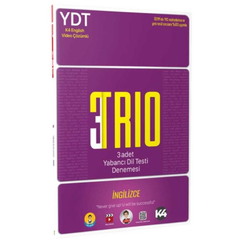 YDT 3’lü TRIO Denemeleri Gri Koç Yayınları