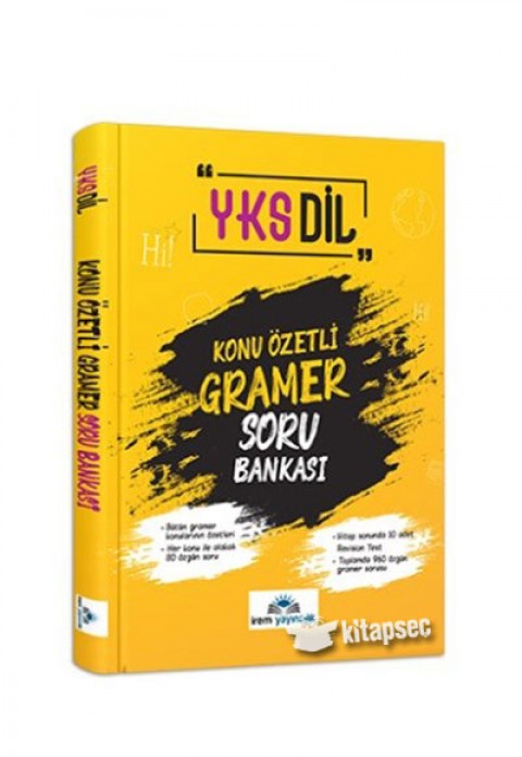 YKS Dil Konu Özetli Gramer Soru Bankası İrem Yayınları