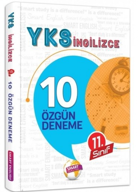 YKS İngilizce - 11. Sınıf 10 Özgün Deneme Sınavı Smart English