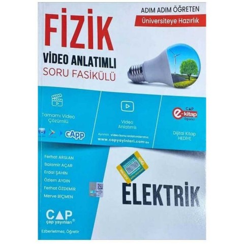 YKS TYT AYT Üniversite Hazırlık Elektrik Konu Anlatımlı Soru Bankası Video Çözümlü