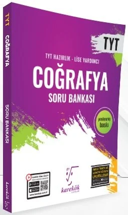 YKS TYT Coğrafya Soru Bankası Karekök Yayınları