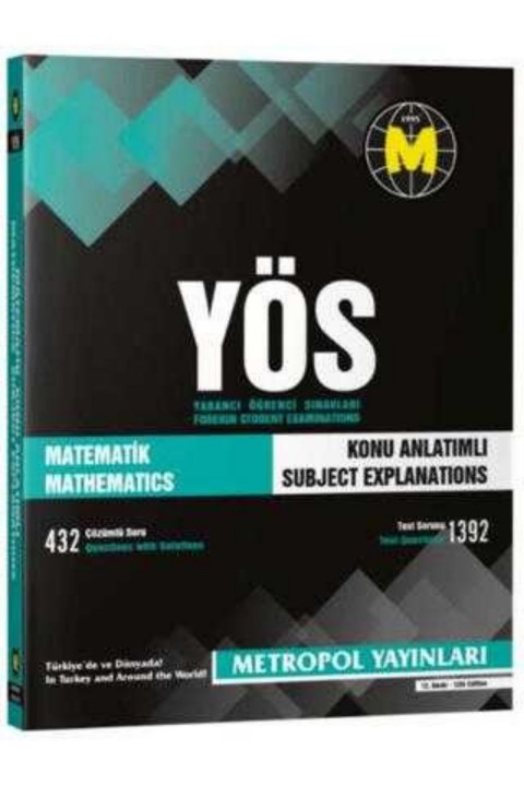 YÖS Matematik Tüm Konular Konu Açıklamalı - Örnek Çözümlü