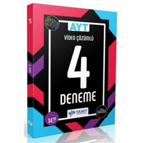Yanıt Yayınları AYT Video Çözümlü 4 Deneme
