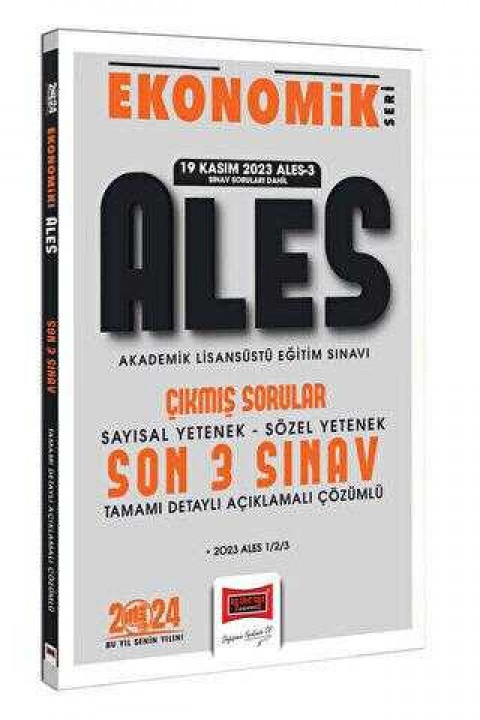 Yargı Yayınevi 2024 ALES Ekonomik Seri Çıkmış Sorular Tamamı Çözümlü Son 3 Sınav