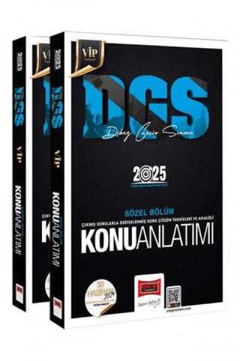 Yargı Yayınevi 2024 DGS VİP Sayısal-Sözel Yetenek Konu Anlatımlı Set