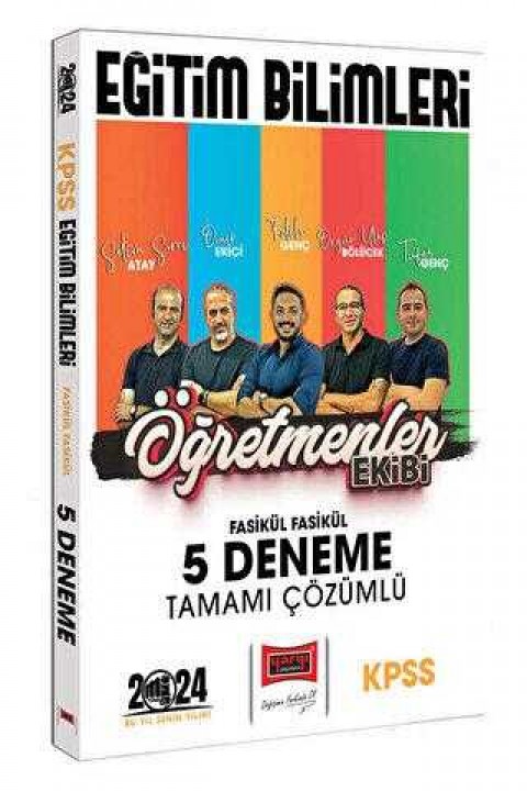 Yargı Yayınevi 2024 KPSS Eğitim Bilimleri Öğretmenler Ekibi Fasikül Fasikül Tamamı Çözümlü 5 Deneme