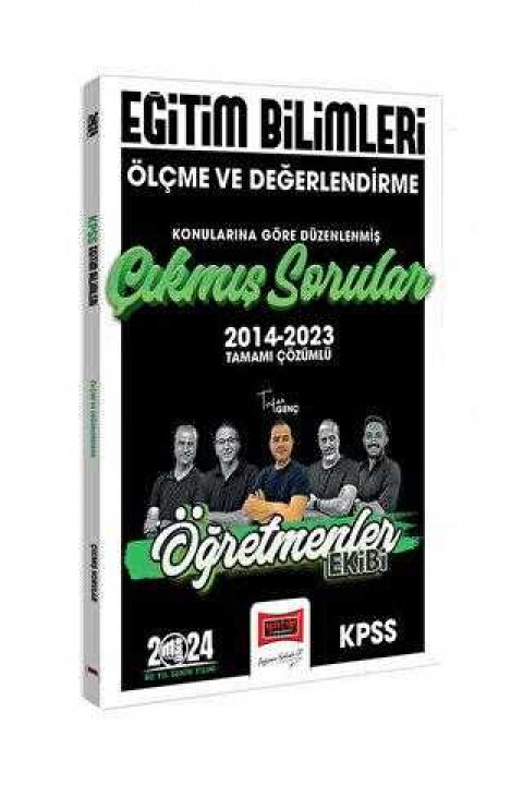 Yargı Yayınevi 2024 KPSS Eğitim Bilimleri Öğretmenler Ekibi Ölçme ve Değerlendirme Konularına Göre Düzenlenmiş Çıkmış Sorular