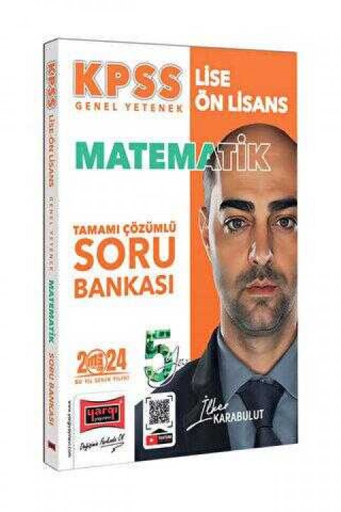 Yargı Yayınevi 2024 KPSS Lise Ön Lisans 5Yüz Ekibi Matematik Tamamı Çözümlü Soru Bankası