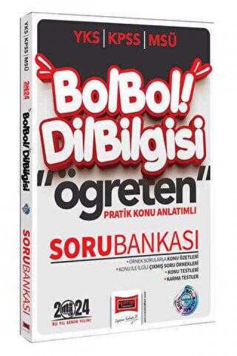 Yargı Yayınevi 2024 KPSS MSÜ YKS Bol Bol Öğreten Dil Bilgisi Pratik Konu Anlatımlı Soru Bankası