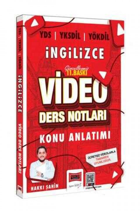 Yargı Yayınevi 2024 YDS YÖKDİL YKSDİL İngilizce Video Ders Notları