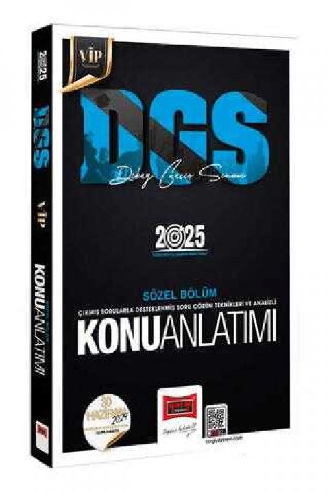 Yargı Yayınevi 2025 DGS VİP Sözel Yetenek Konu Anlatımı