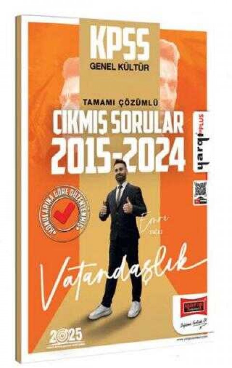Yargı Yayınevi 2025 KPSS Genel Kültür 2015-2024 Vatandaşlık Konularına Göre Düzenlenmiş Tamamı Çözümlü Çıkmış Sorular