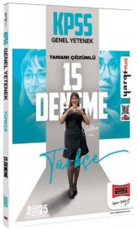 Yargı Yayınevi 2025 KPSS Genel Yetenek Tamamı Çözümlü Türkçe 15 Deneme
