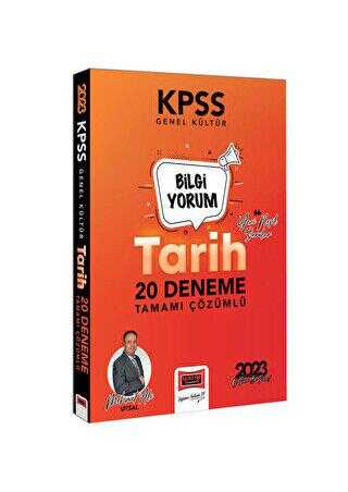 Yargı Yayınevi Yargı Yayınları 2023 KPSS Genel Kültür Tarih Bilgi Yorum Tamamı Çözümlü 20 Deneme