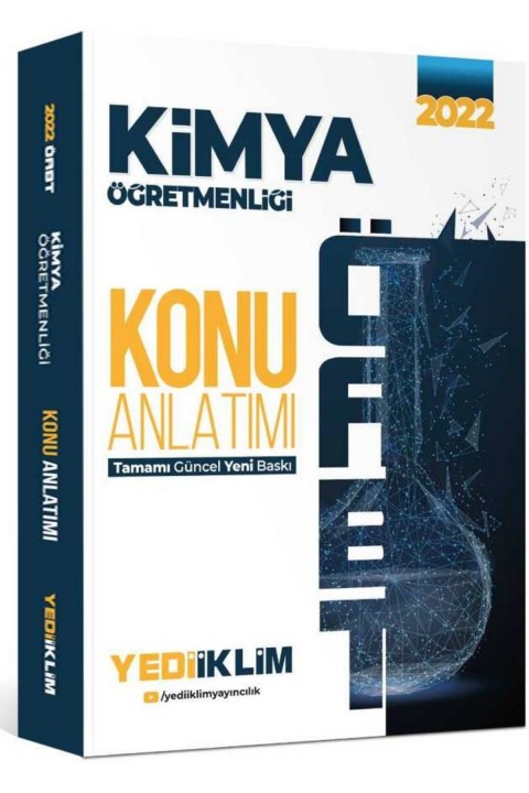 Yediiklim Yayınları 2022 ÖABT Kimya Öğretmenliği Konu Anlatımı