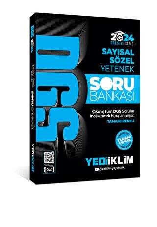 Yediiklim Yayınları 2024 DGS Sayısal-Sözel Yetenek Soru Bankası