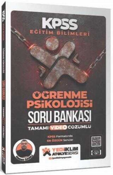 Yediiklim Yayınları 2024 Eğitim Bilimleri Atölye Serisi Öğrenme Psikolojisi Tamamı Video Çözümlü Soru Bankası