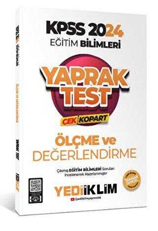 Yediiklim Yayınları 2024 KPSS Eğitim Bilimleri Ölçe ve Değerlendirme Çek Kopart Yaprak Test