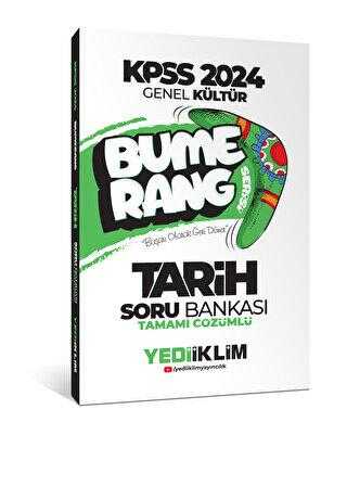 Yediiklim Yayınları 2024 KPSS Genel Kültür Bumerang Tarih Tamamı Çözümlü Soru Bankası