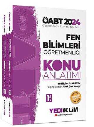 Yediiklim Yayınları 2024 ÖABT Fen Bilimleri Öğretmenliği Konu Anlatımı 1. ve 2 .Cilt
