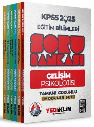 Yediiklim Yayınları 2025 Eğitim Bilimleri Tamamı Çözümlü Modüler Set Soru Bankası