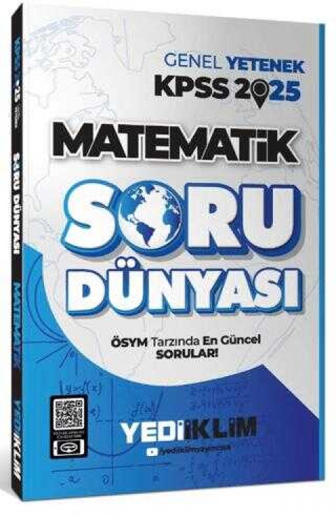 Yediiklim Yayınları 2025 Genel Kültür Matematik Soru Dünyası
