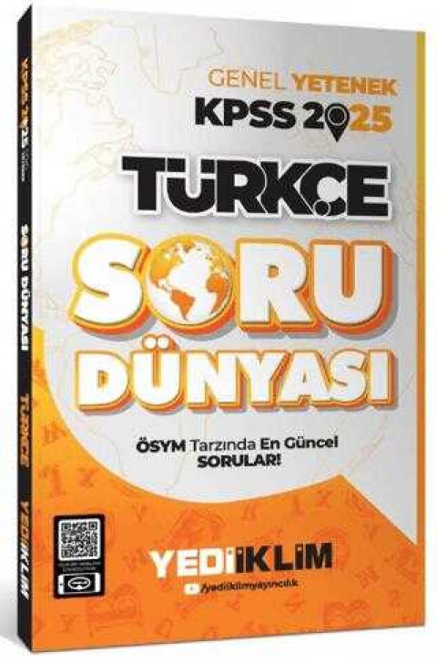 Yediiklim Yayınları 2025 Genel Kültür Türkçe Soru Dünyası