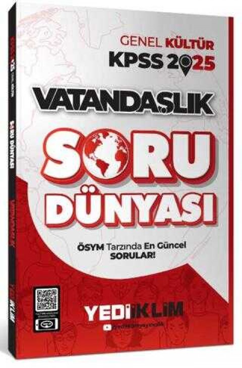 Yediiklim Yayınları 2025 Genel Kültür Vatandaşlık Soru Dünyası