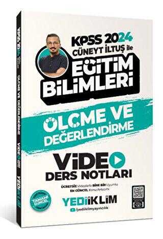 Yediiklim Yayınları KPSS 2024 Cüneyt İltuş ile Ölçme Ve Değerlendirme Video Ders Notları