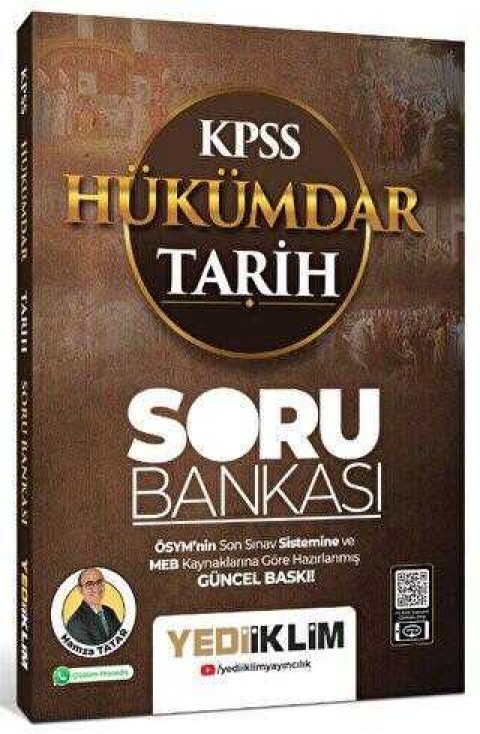 Yediiklim Yayınları KPSS Hükümdar Tarih Soru Bankası