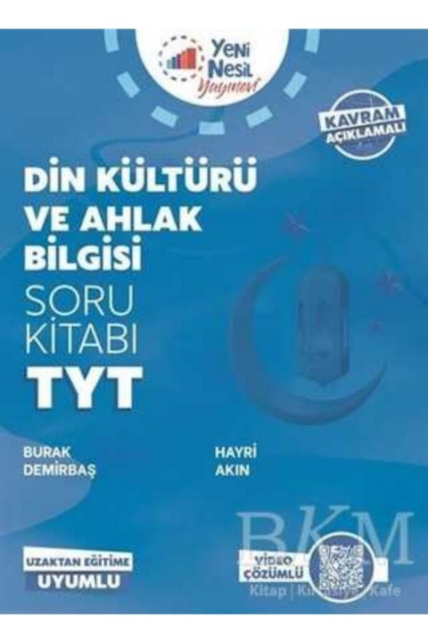 Yeni Nesil Yayınevi Yeni Nesil YKS TYT Din Kültürü ve Ahlak Bilgisi Soru Kitabı
