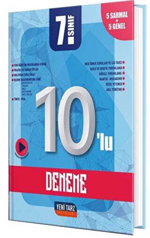 Yeni Tarz Yayınları 7. Sınıf 10`lu Deneme