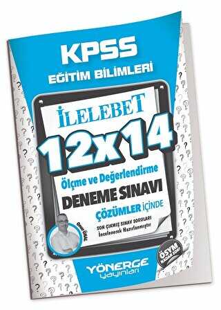 Yönerge Yayınları 2023 KPSS Eğitim Bilimleri Ölçme ve Değerlendirme 12x14 Deneme Çözümlü
