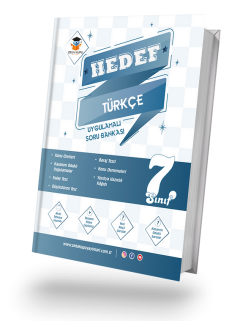 Zeka Küpü Yayınları 7. Sınıf Türkçe Hedef Uygulamalı Soru Bankası