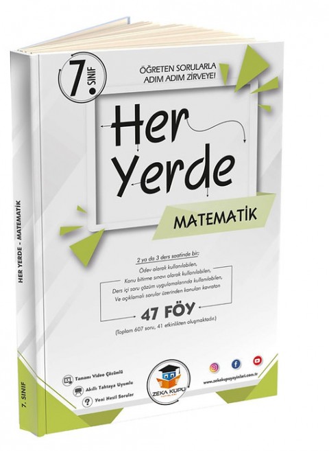 Zeka Küpü Yayınları 7.Sınıf Heryerde Matematik 47 Föy