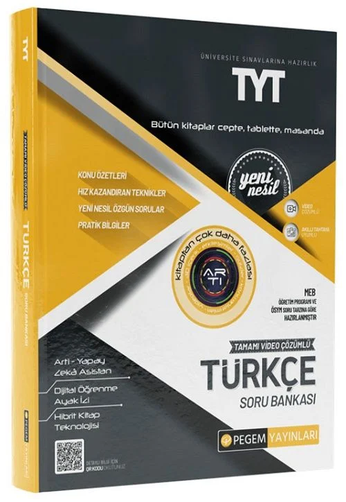 Pegem Akademi Yayıncılık TYT Türkçe Soru Bankası