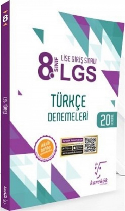 Karekök Yayıncılık 8. Sınıf LGS Türkçe 20li Deneme Sınavı