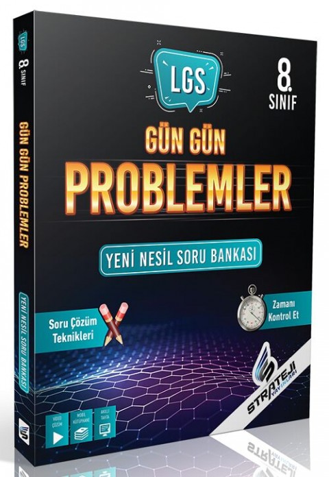 Strateji Yayınları 8. Sınıf LGS Gün Gün Problemler Yeni Nesil Soru Bankası