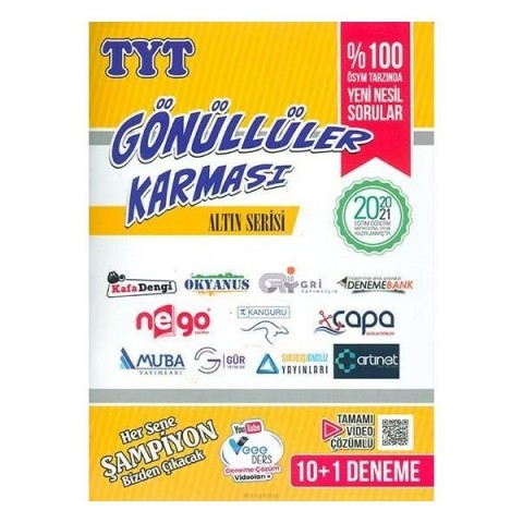 Gönüllüler Karması 2023 TYT Deneme Altın Serisi