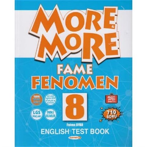 Kurmay Yayınları Kurmay ELT More and More English 8 Fame Fenomen Test Book
