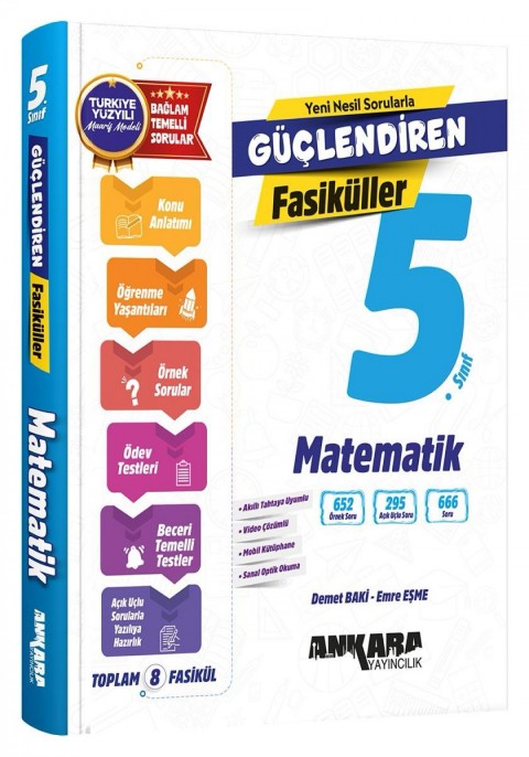 ANKARA YAY. 5.SINIF GÜÇLENDİREN MATEMATİK FASİKÜL SET 2027