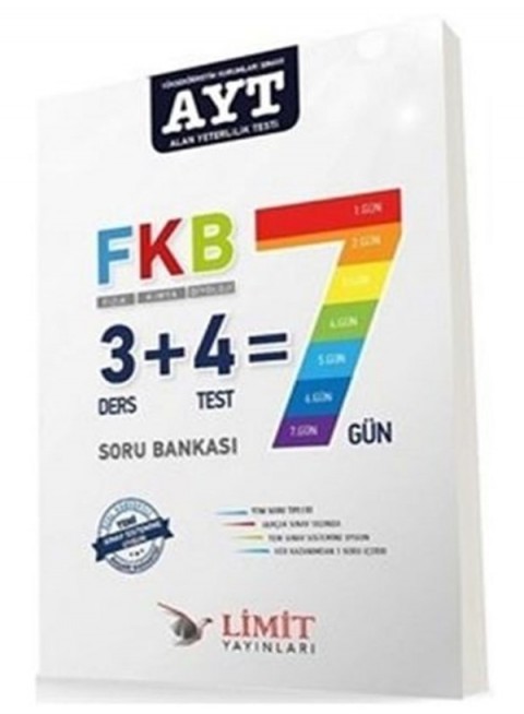 Limit Yayınları AYT Fizik Kimya Biyoloji Soru Bankası