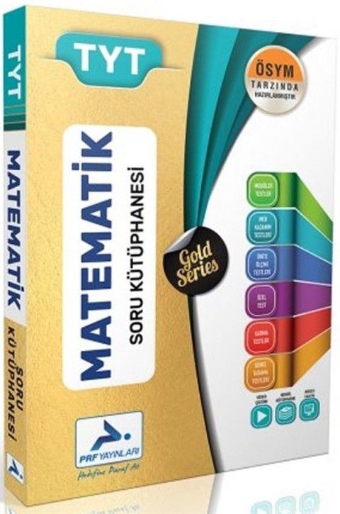 PRF Yayınları TYT Matematik Soru Kütüphanesi Gold Serisi