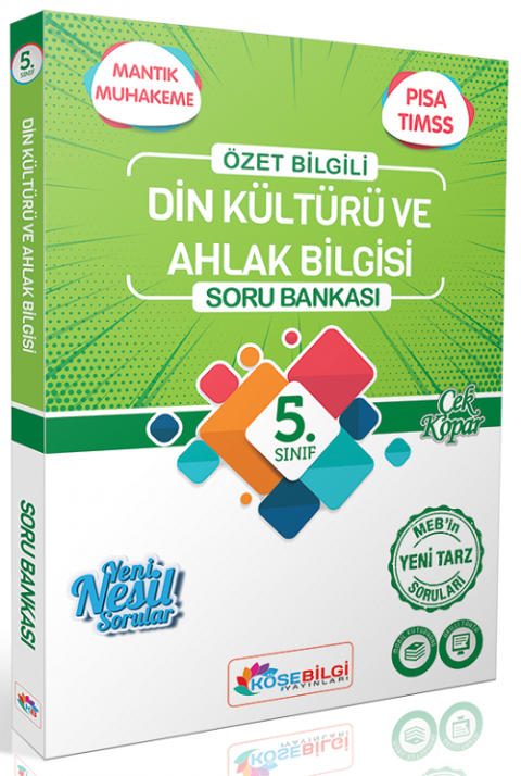 Köşebilgi Yayınları 5. Sınıf Din Kültürü ve Ahlak Bilgisi Soru Bankası