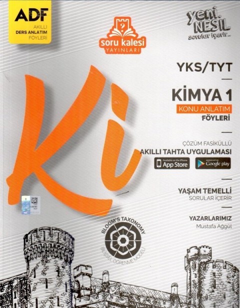 TYT Kimya 1 Çek Kopart Akıllı Konu Anlatım Föyü Soru Kalesi Yayınları