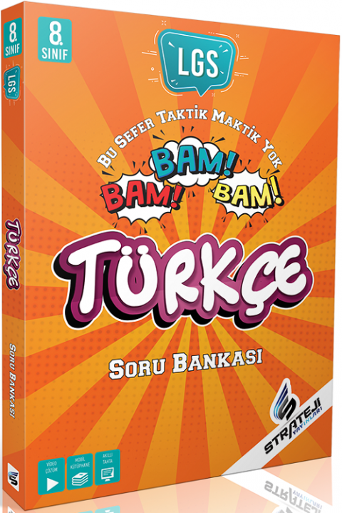 Strateji Yayınları 8. Sınıf Bam Bam Türkçe Soru Bankası