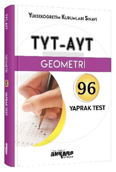 Ankara Yayıncılık TYT - AYT Geometri Yaprak Test