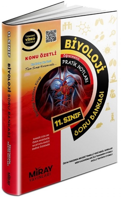 11. Sınıf Biyoloji Konu Özetli Soru Bankası