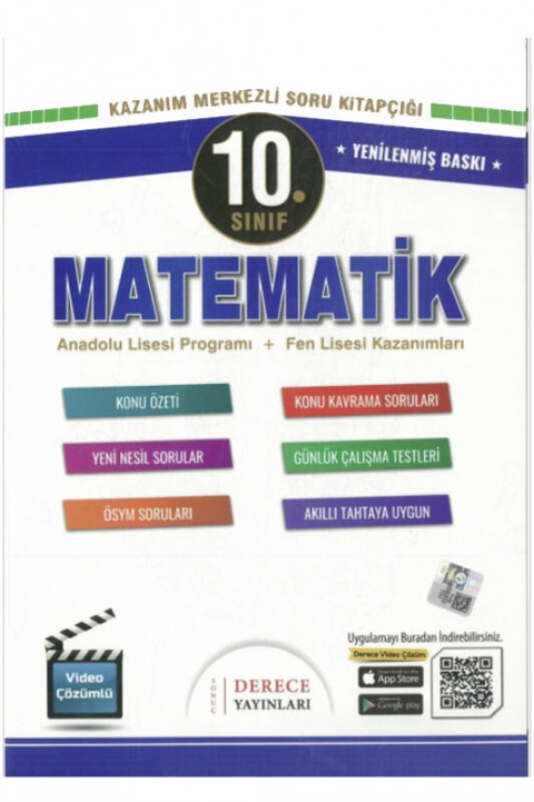 Sonuç Derece Yayınları 10. Sınıf Matematik Kazanım Merkezli Soru Kitapçığı Modüler Set