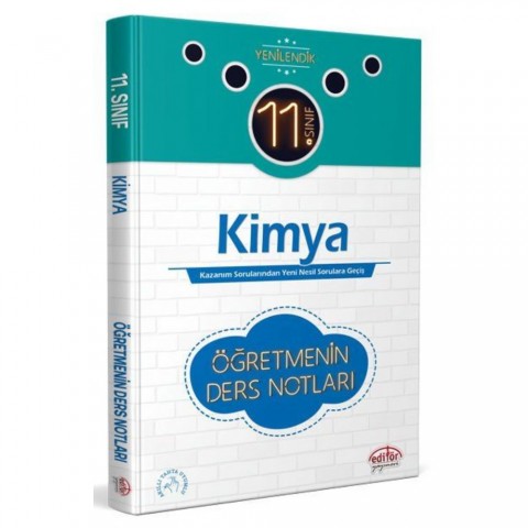 Editör Yayınevi 11. Sınıf Kimya Öğretmenin Ders Notları